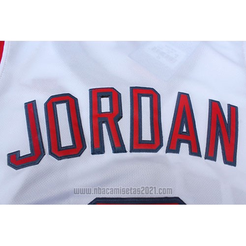 Camiseta USA 1984 Michael Jordan #9 Blanco